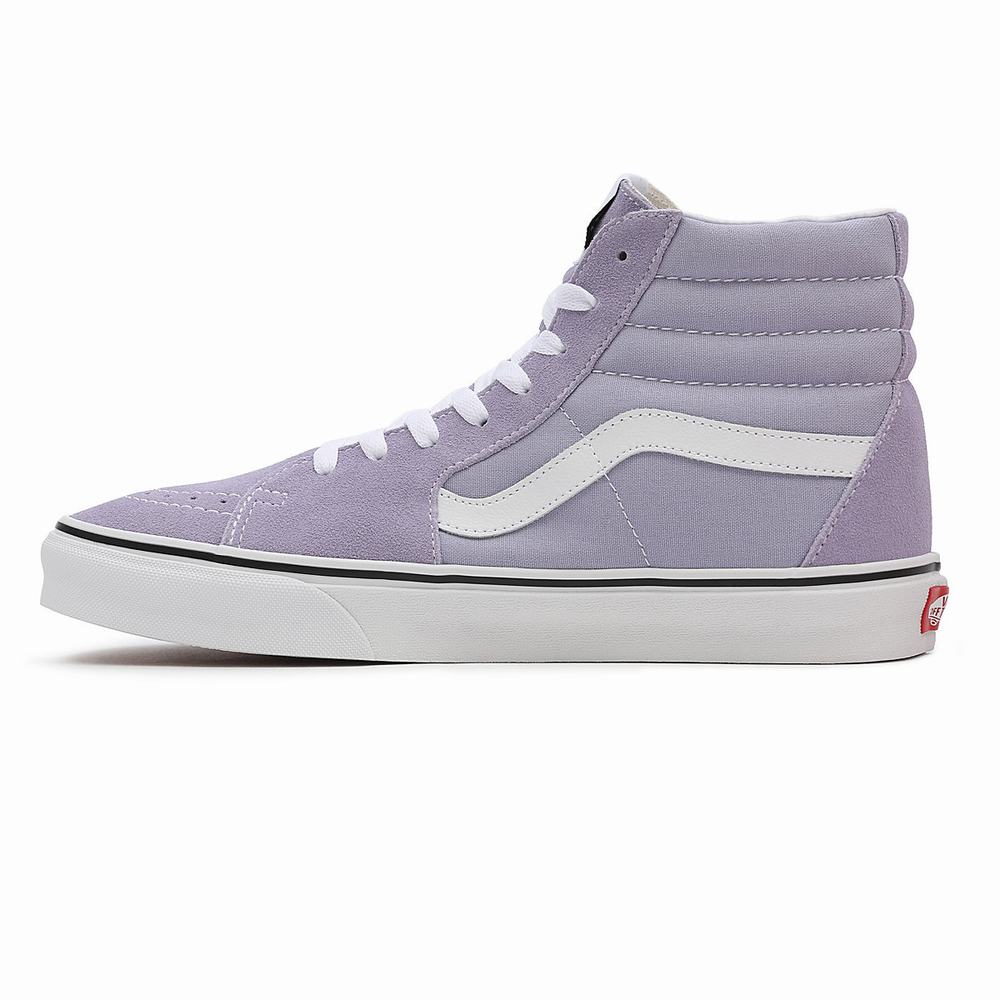 Men's Vans Sk8-Hi Sneakers Purple | USA67815