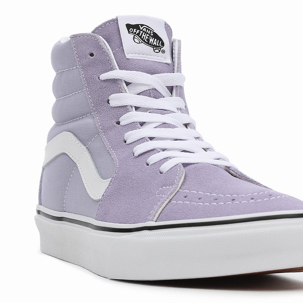 Men's Vans Sk8-Hi Sneakers Purple | USA67815