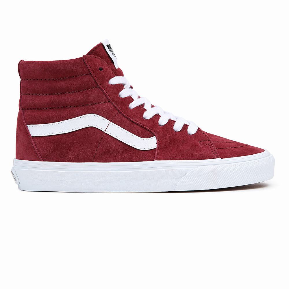 Men's Vans Sk8-Hi Sneakers Red | USA60789