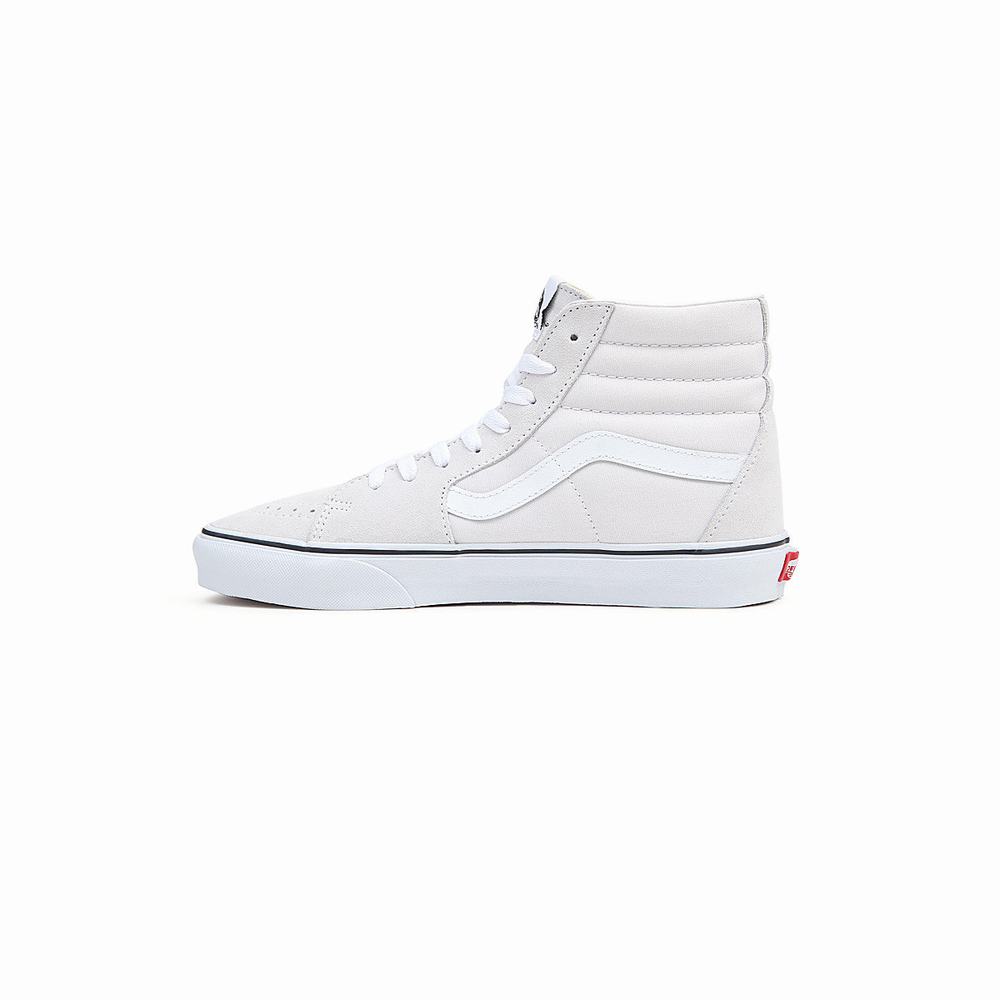 Men's Vans Sk8-Hi Sneakers White | USA58732