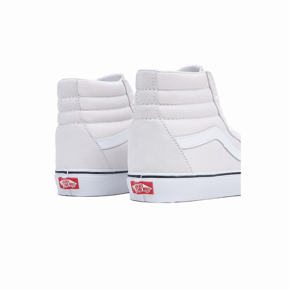 Men's Vans Sk8-Hi Sneakers White | USA58732