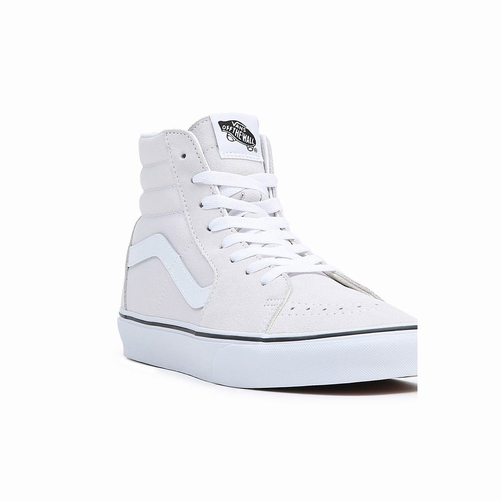 Men's Vans Sk8-Hi Sneakers White | USA58732