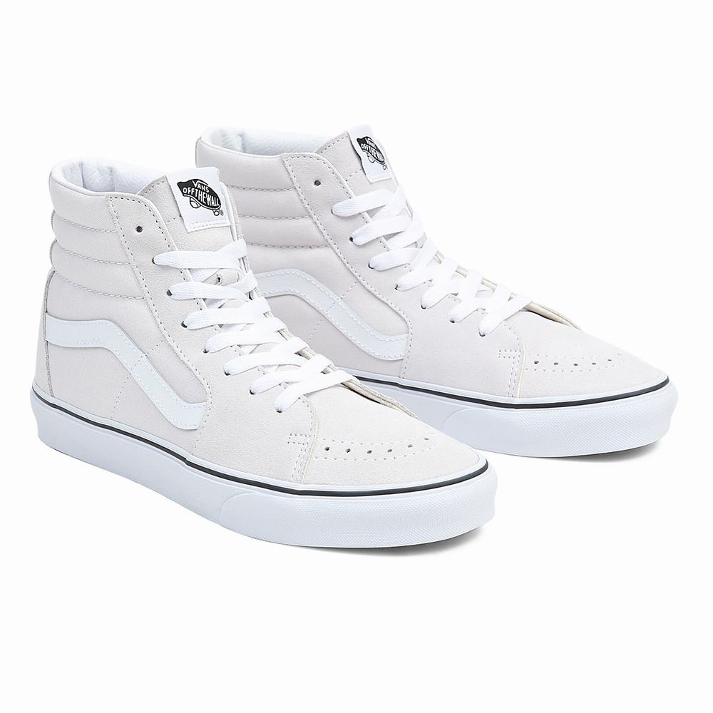 Men\'s Vans Sk8-Hi Sneakers White | USA58732