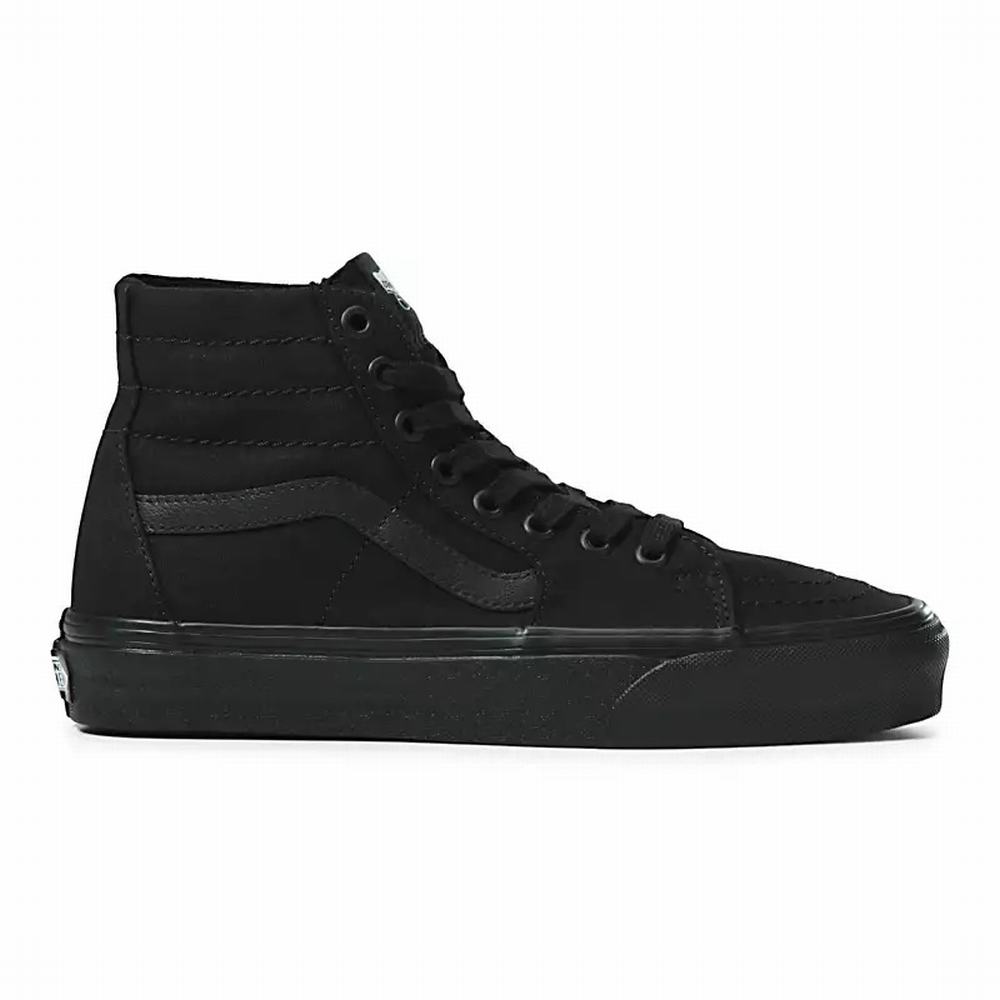 Men's Vans Sk8-Hi Tapered Sneakers Black | USA23150