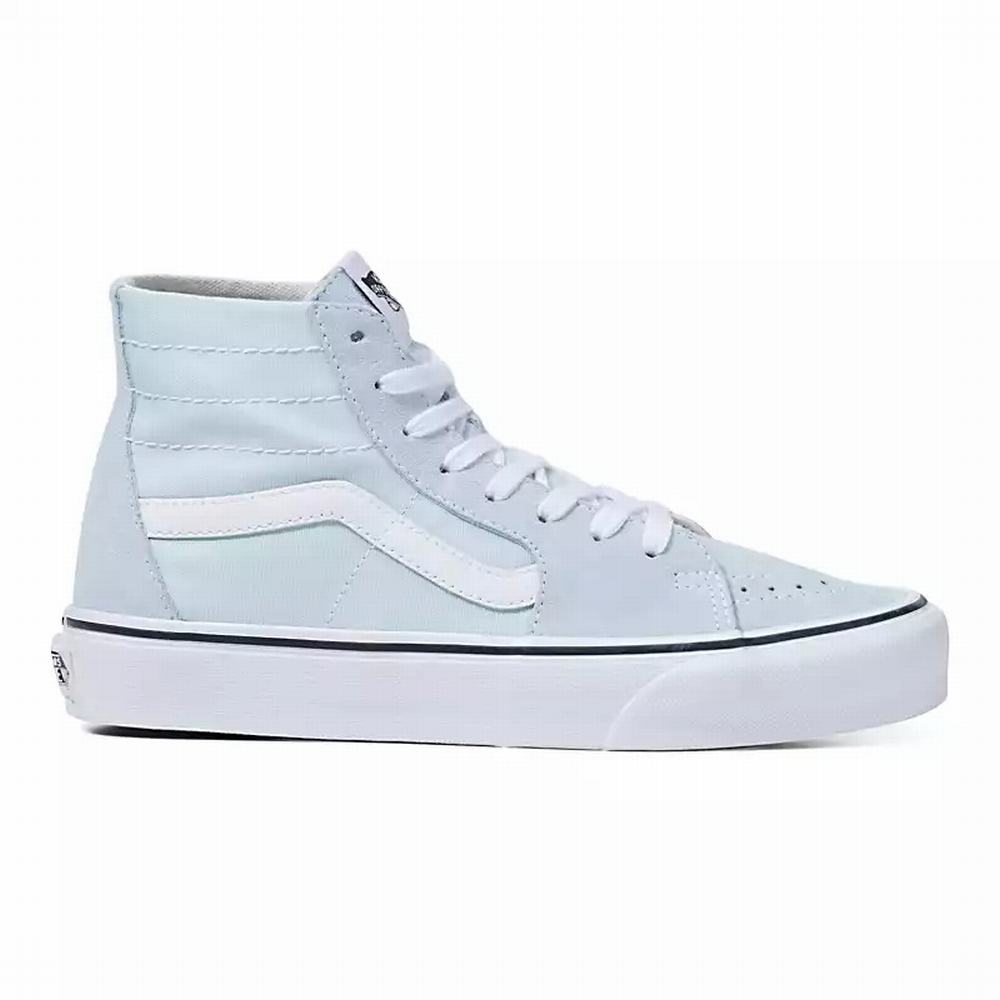 Men's Vans Sk8-Hi Tapered Sneakers Blue | USA06175