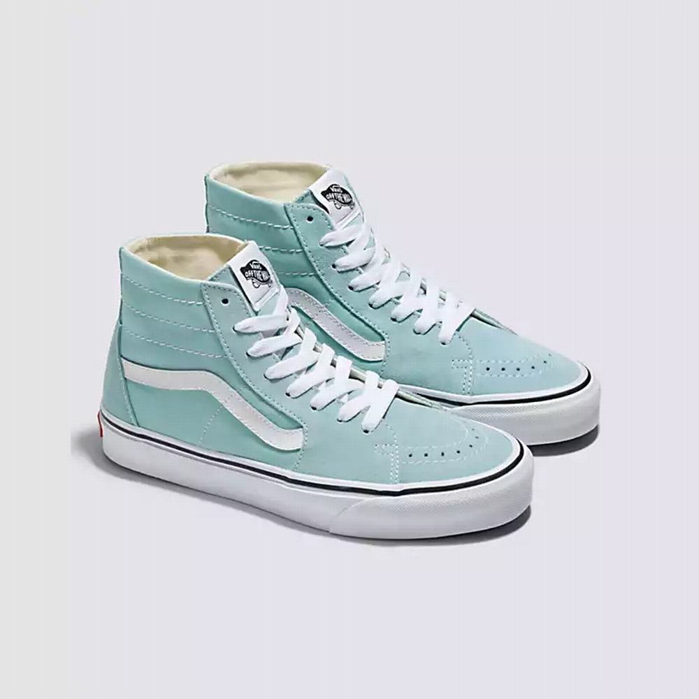 Men's Vans Sk8-Hi Tapered Sneakers Blue | USA12876