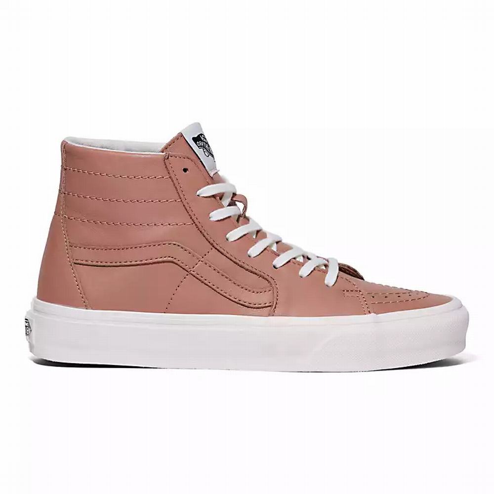 Men's Vans Sk8-Hi Tapered Sneakers Brown | USA68324