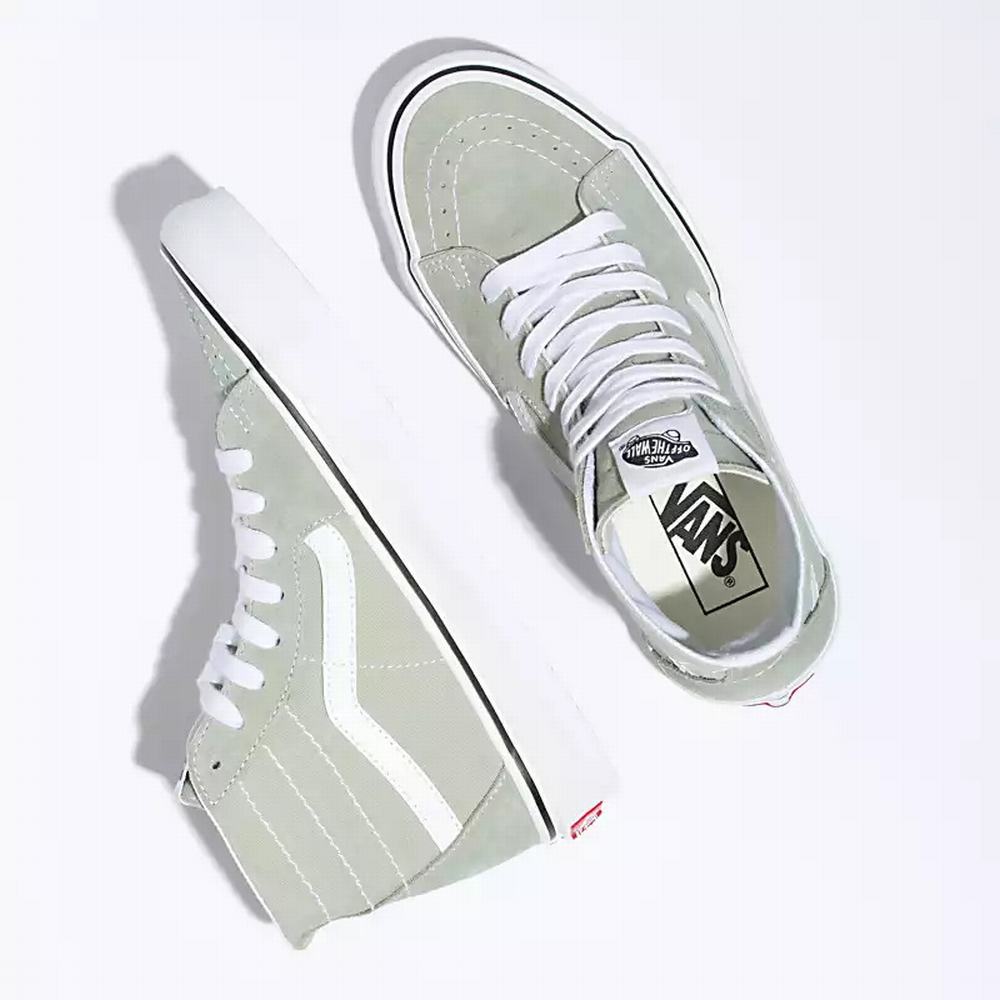 Men's Vans Sk8-Hi Tapered Sneakers Green | USA24675