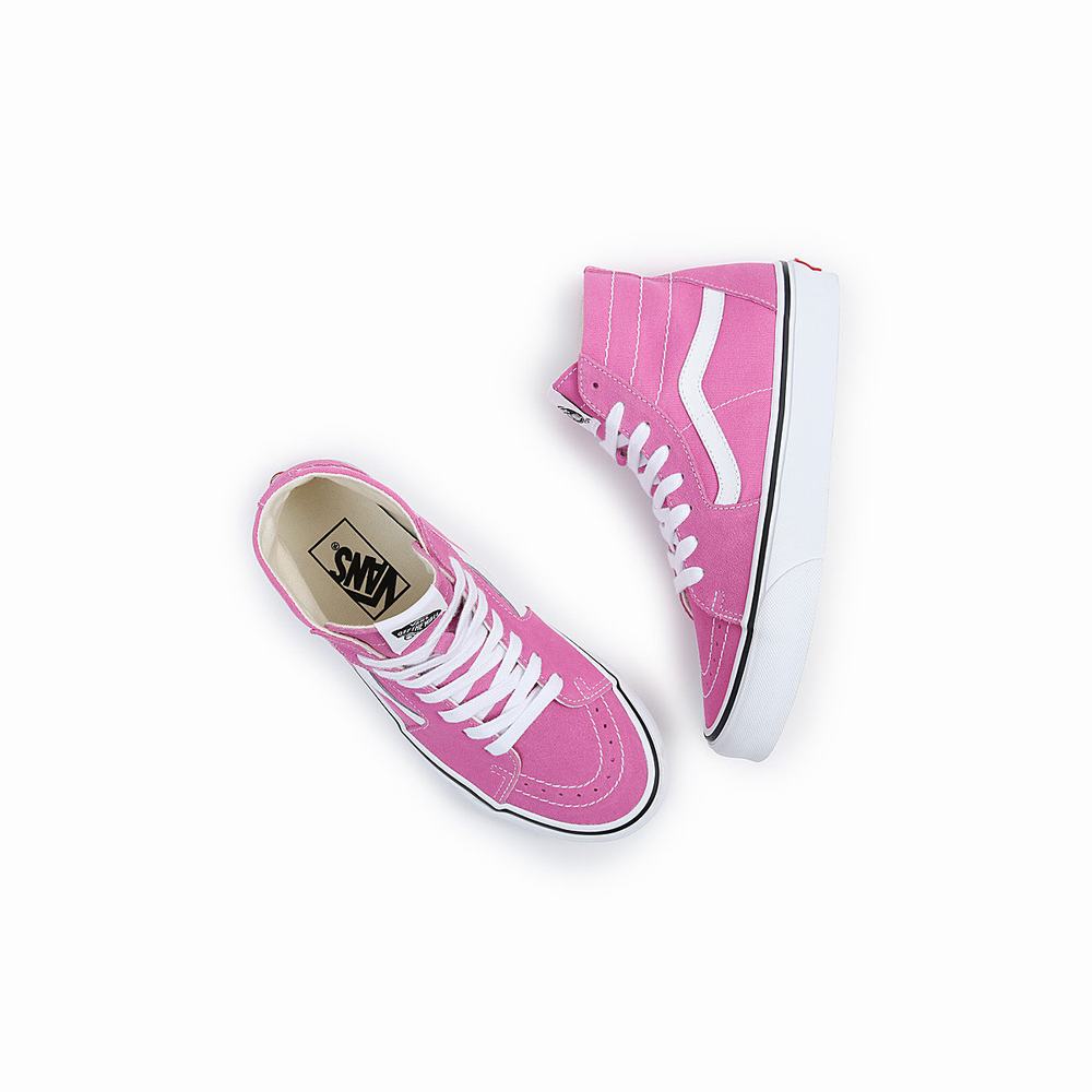 Men's Vans Sk8-Hi Tapered Sneakers Pink | USA48573