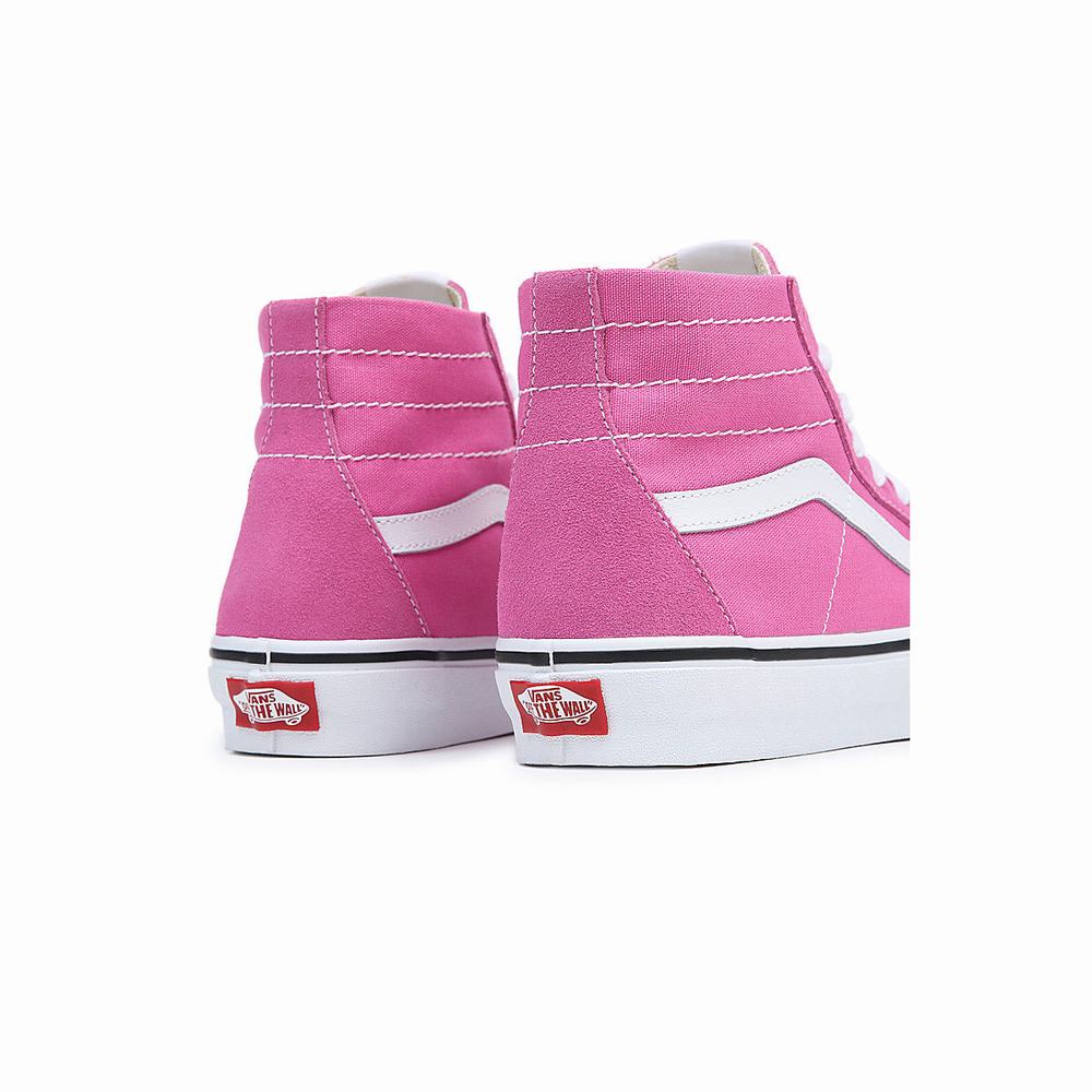 Men's Vans Sk8-Hi Tapered Sneakers Pink | USA48573