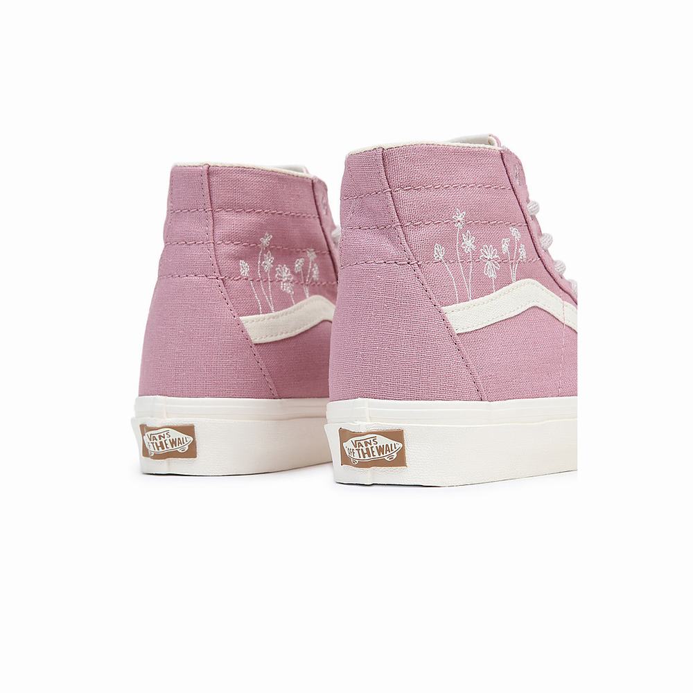 Men's Vans Sk8-Hi Tapered Sneakers Pink | USA89701