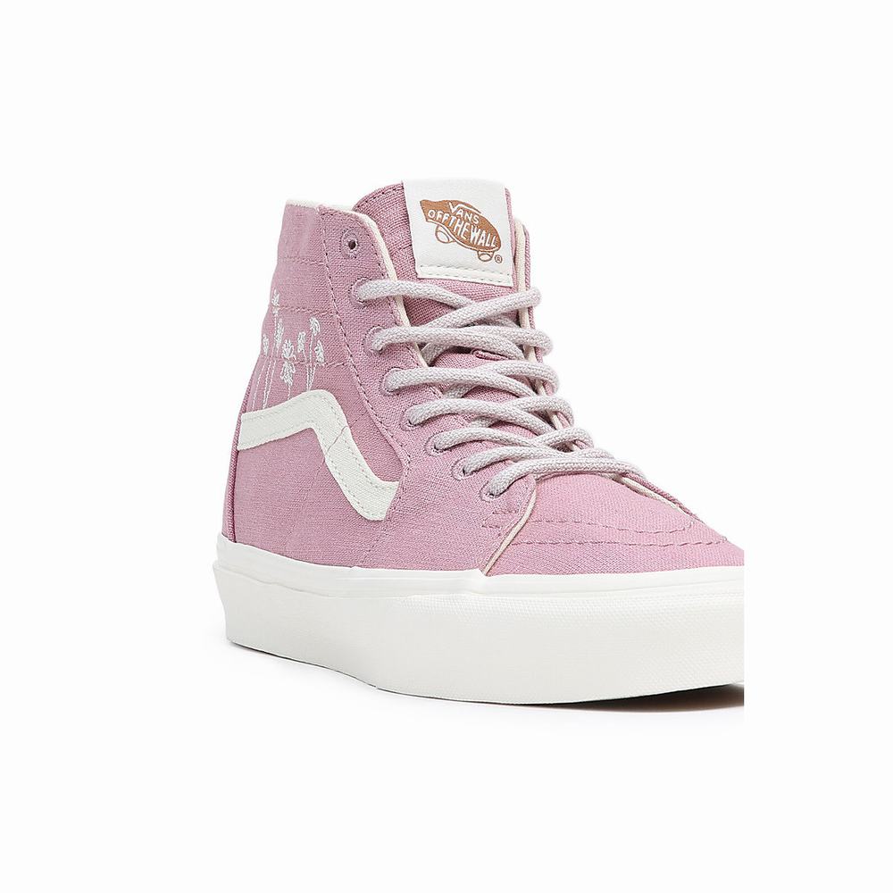 Men's Vans Sk8-Hi Tapered Sneakers Pink | USA89701