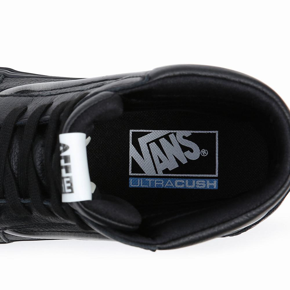 Men's Vans Sk8-Hi XL Sneakers Black | USA37126