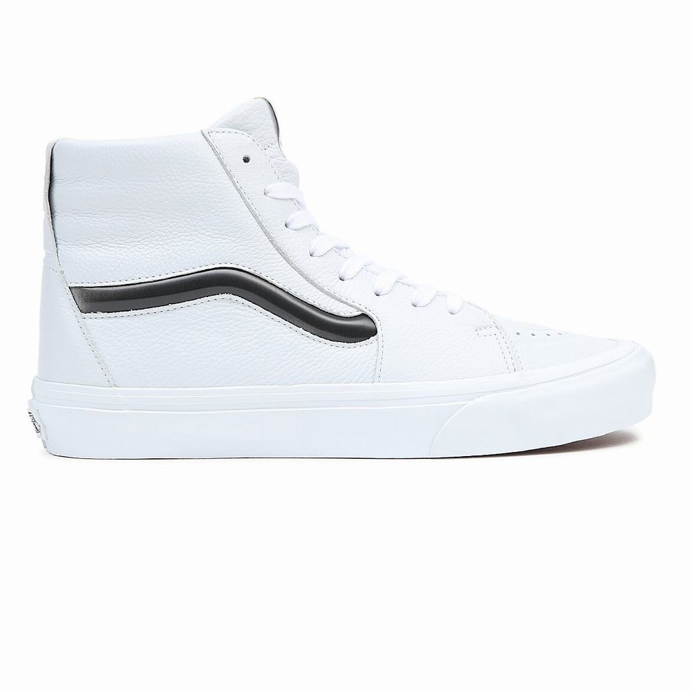 Men's Vans Sk8-Hi XL Sneakers White | USA81923