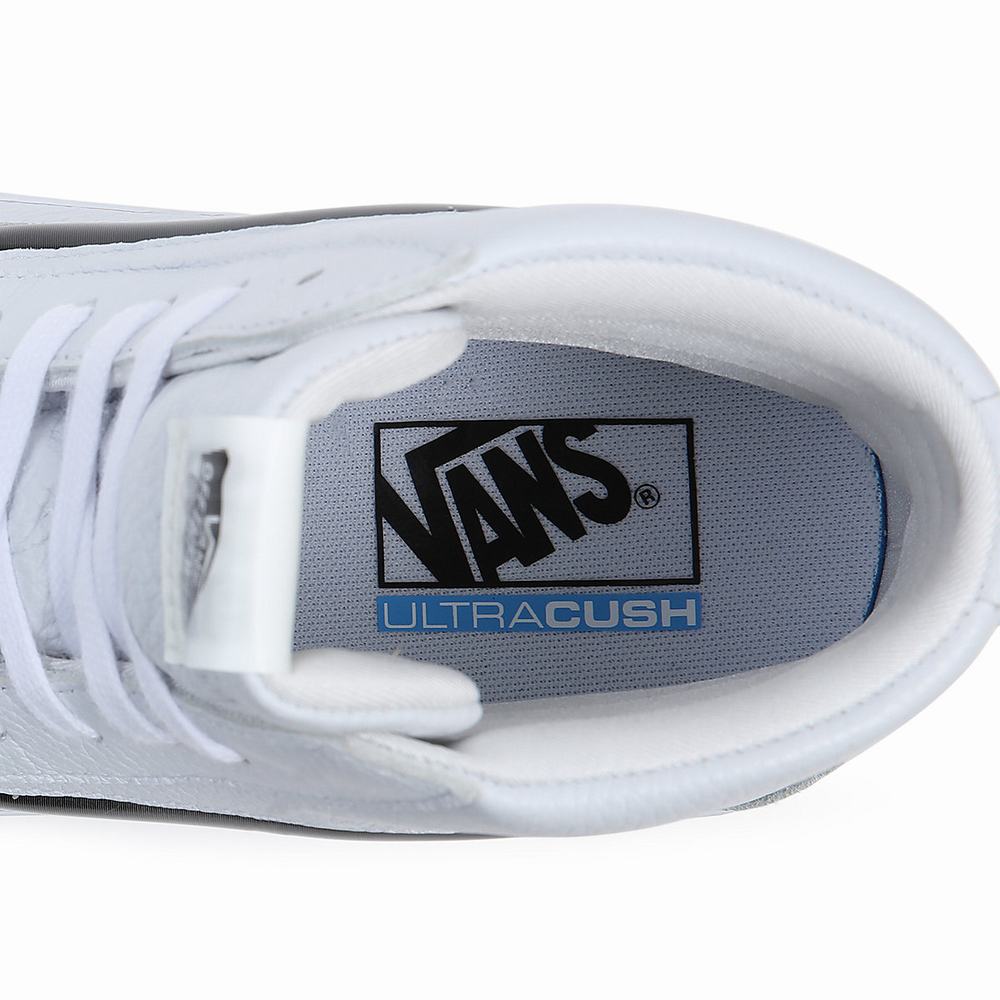 Men's Vans Sk8-Hi XL Sneakers White | USA81923