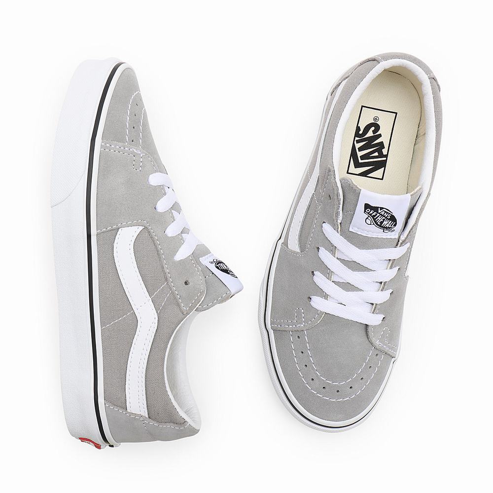 Men's Vans Sk8-Low Sneakers Beige | USA64235