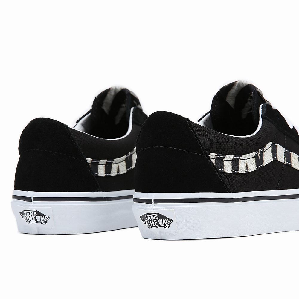 Men's Vans Sk8-Low Sneakers Black | USA41278