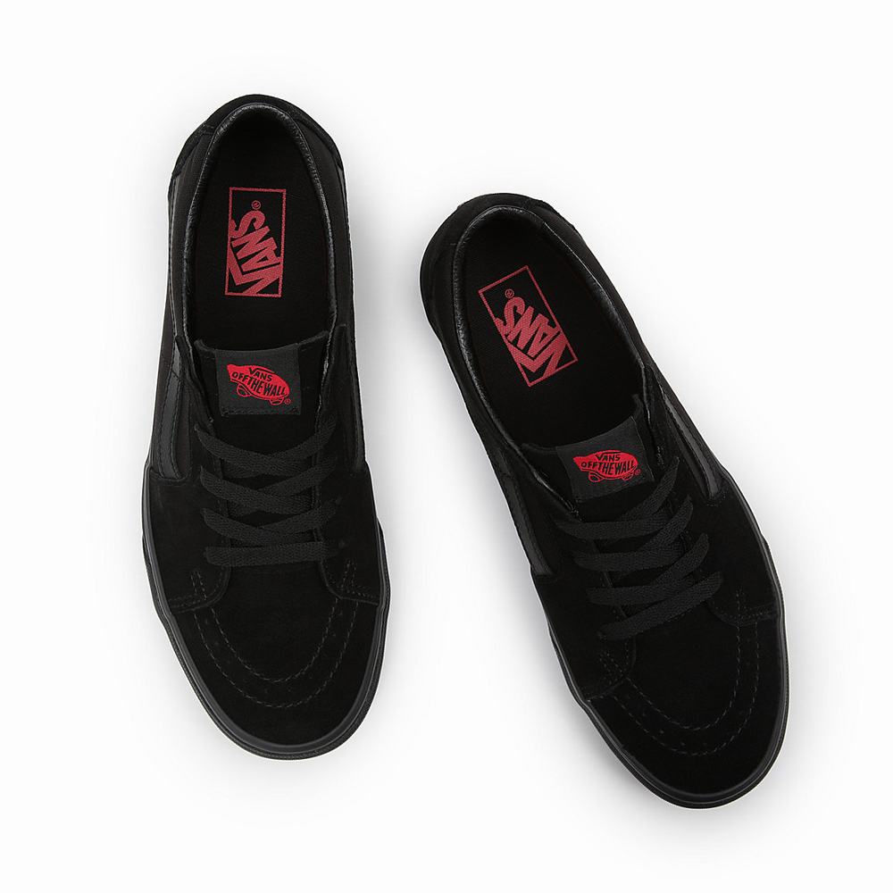 Men's Vans Sk8-Low Sneakers Black | USA50918