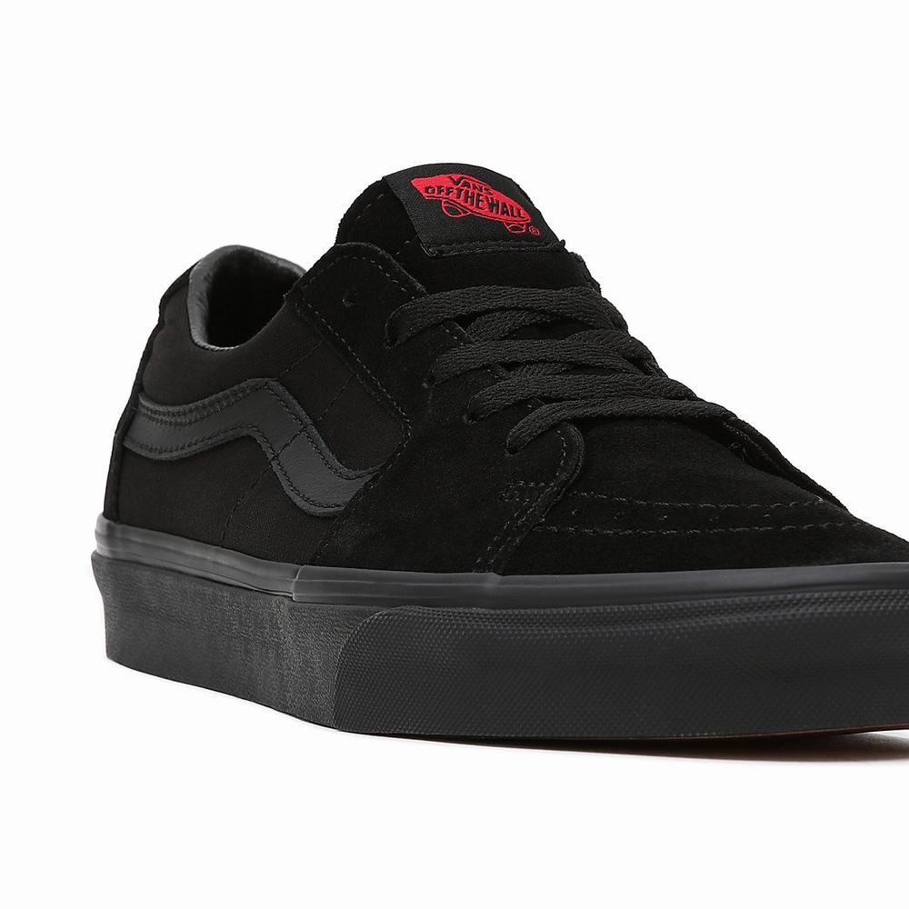 Men's Vans Sk8-Low Sneakers Black | USA50918