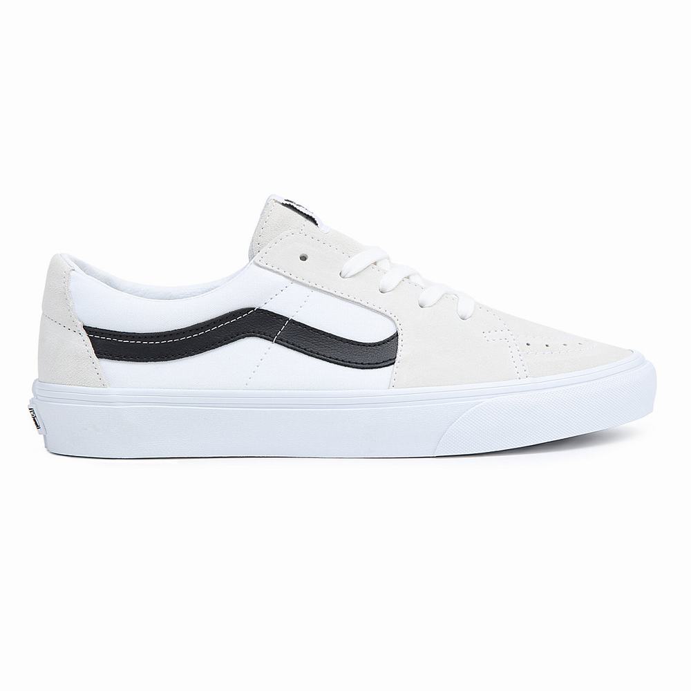 Men's Vans Sk8-Low Sneakers Black | USA92671