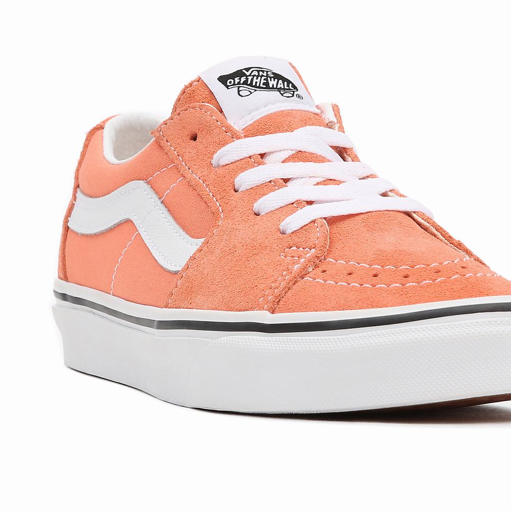 Men's Vans Sk8-Low Sneakers Orange | USA37615