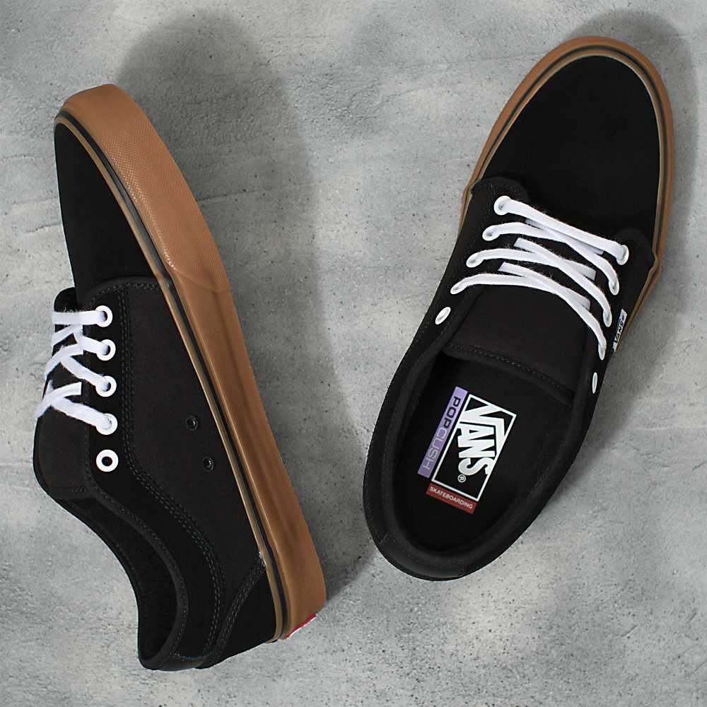 Men's Vans Skate Chukka Skate Shoes Black | USA29314