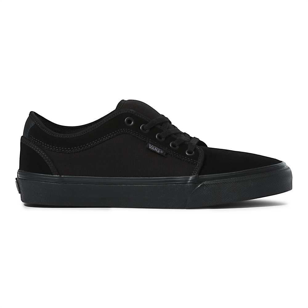 Men's Vans Skate Chukka Skate Shoes Black | USA72530