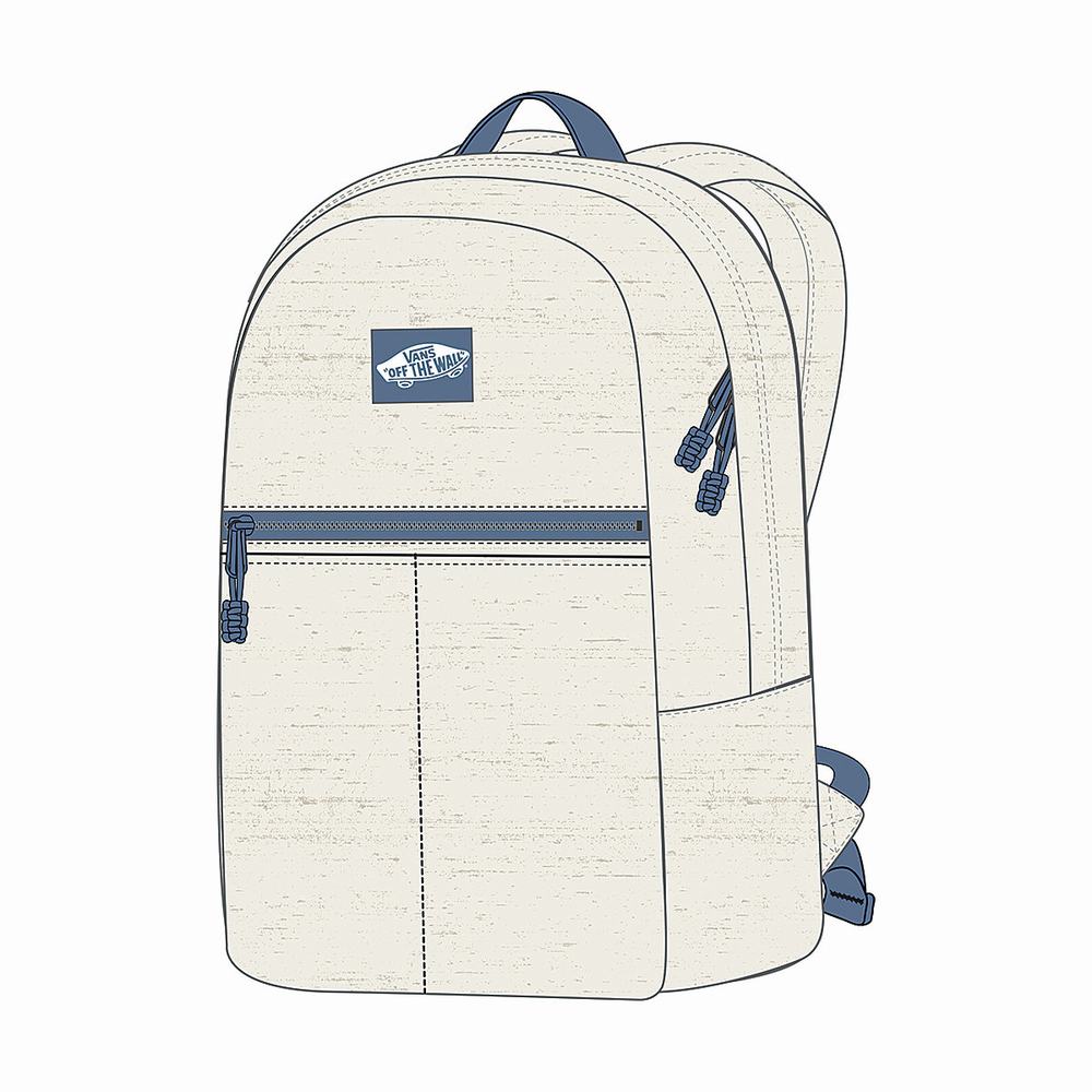 Men's Vans Skate Classics Backpacks White | USA64180