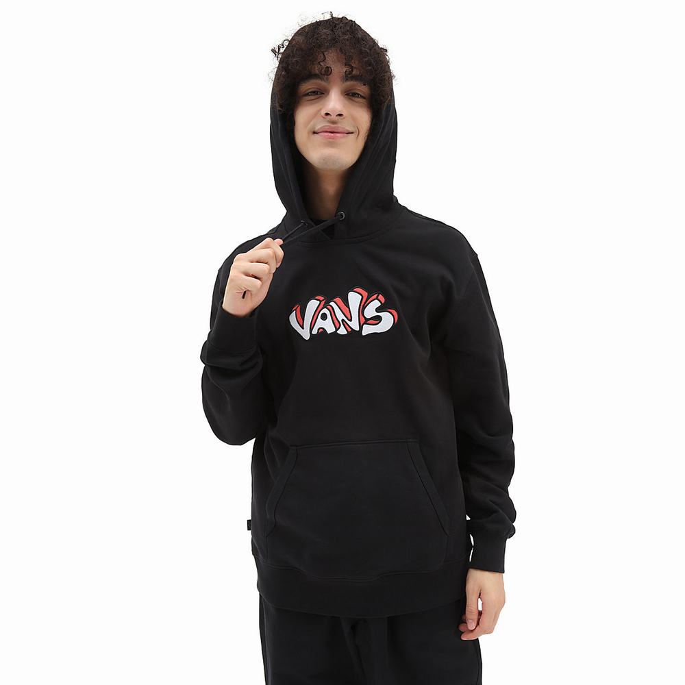 Men\'s Vans Skate Classics Hoodie Black | USA01395