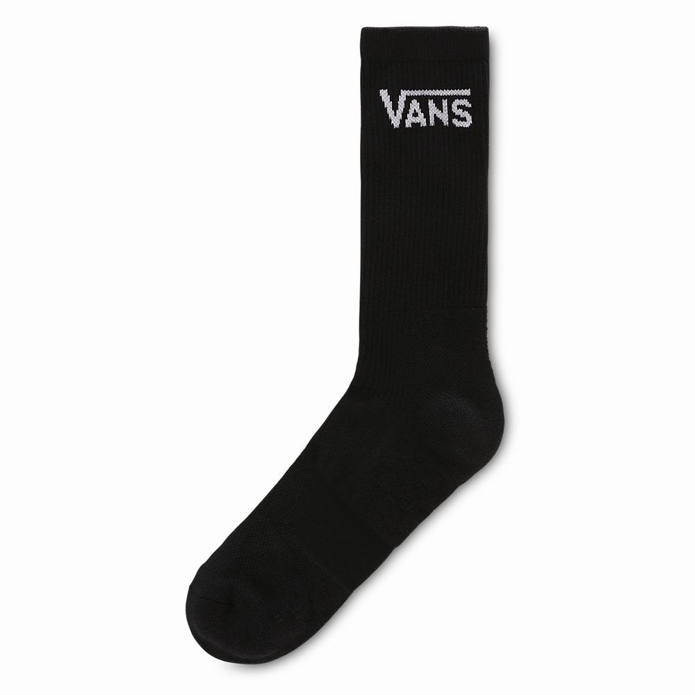 Men\'s Vans Skate Crew (1 pair) Socks Black | USA96327