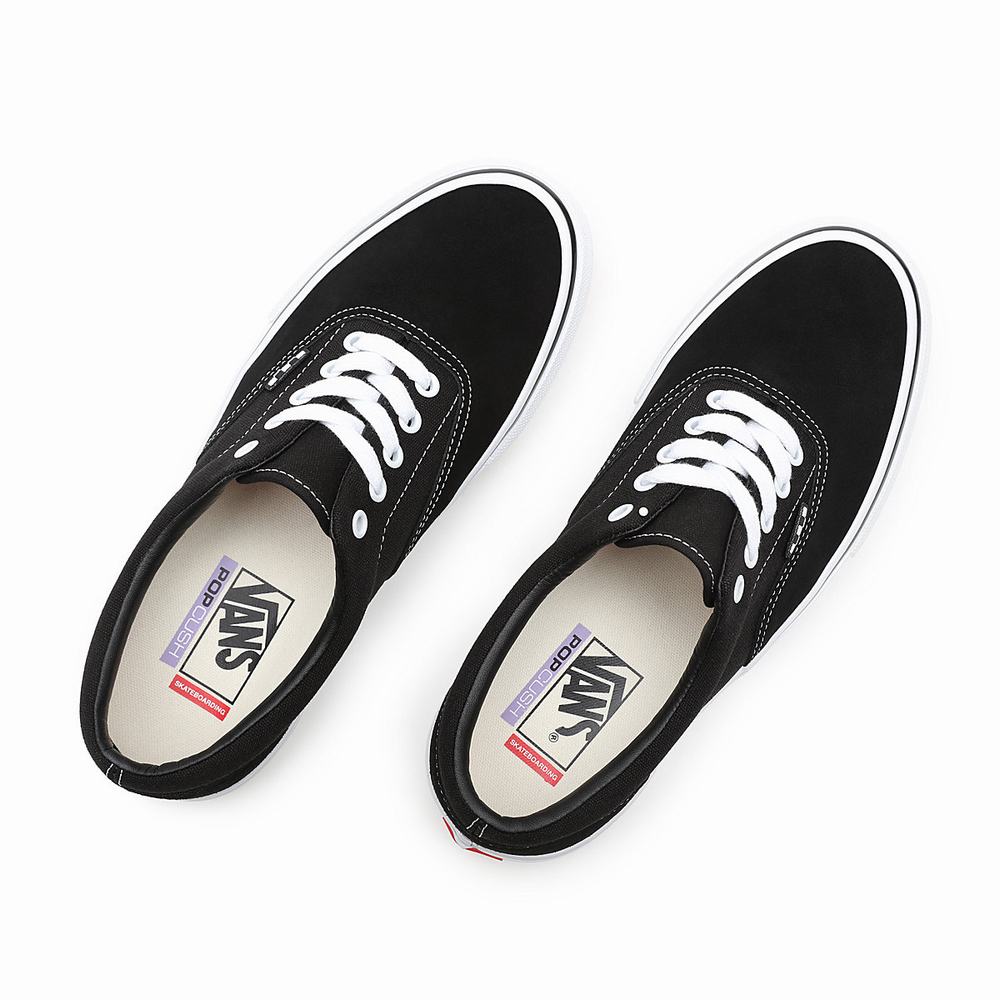 Men's Vans Skate Era Sneakers Black | USA14728