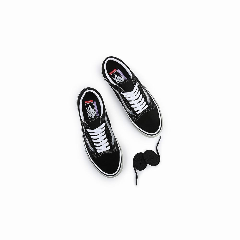 Men's Vans Skate Old Skool Sneakers Black | USA21306