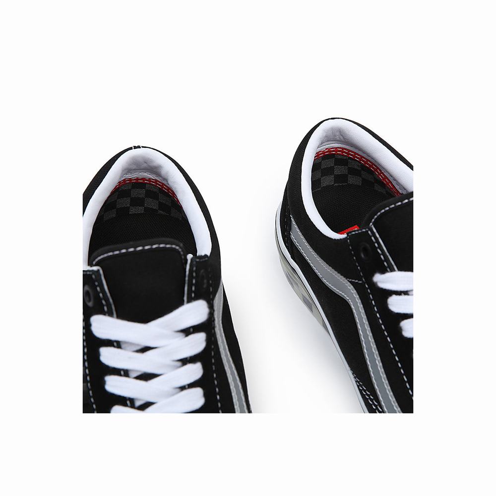 Men's Vans Skate Old Skool Sneakers Black | USA21306