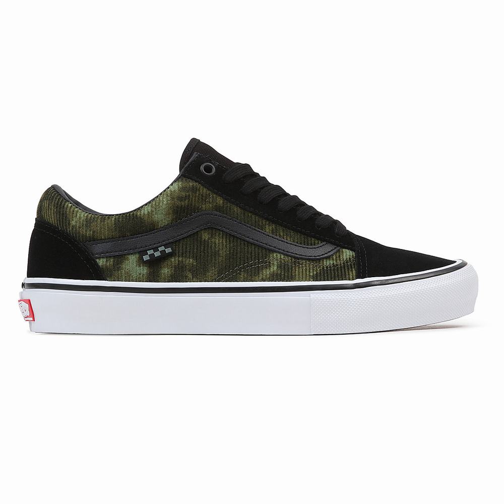 Men's Vans Skate Old Skool Sneakers Black | USA27683