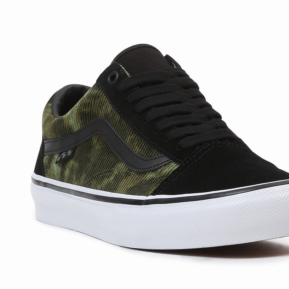 Men's Vans Skate Old Skool Sneakers Black | USA27683