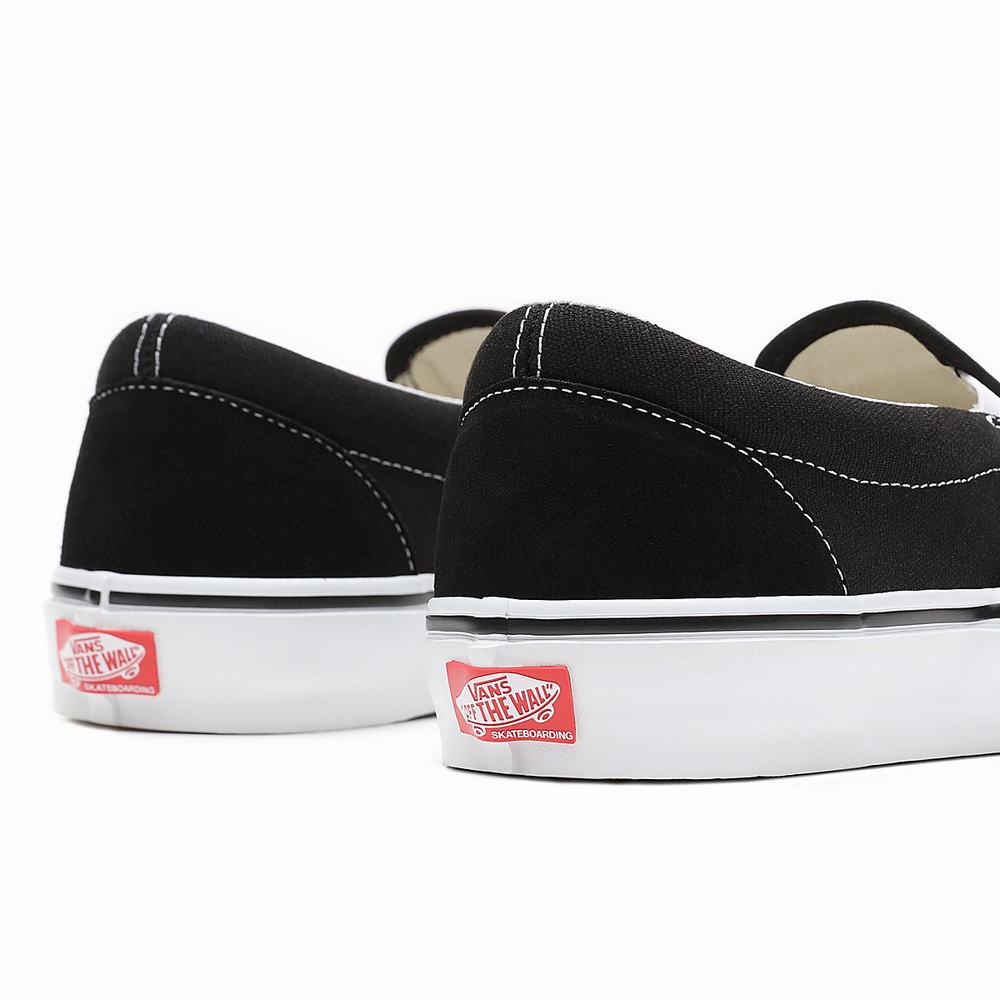 Men's Vans Skate Slip On Shoes Black | USA58247