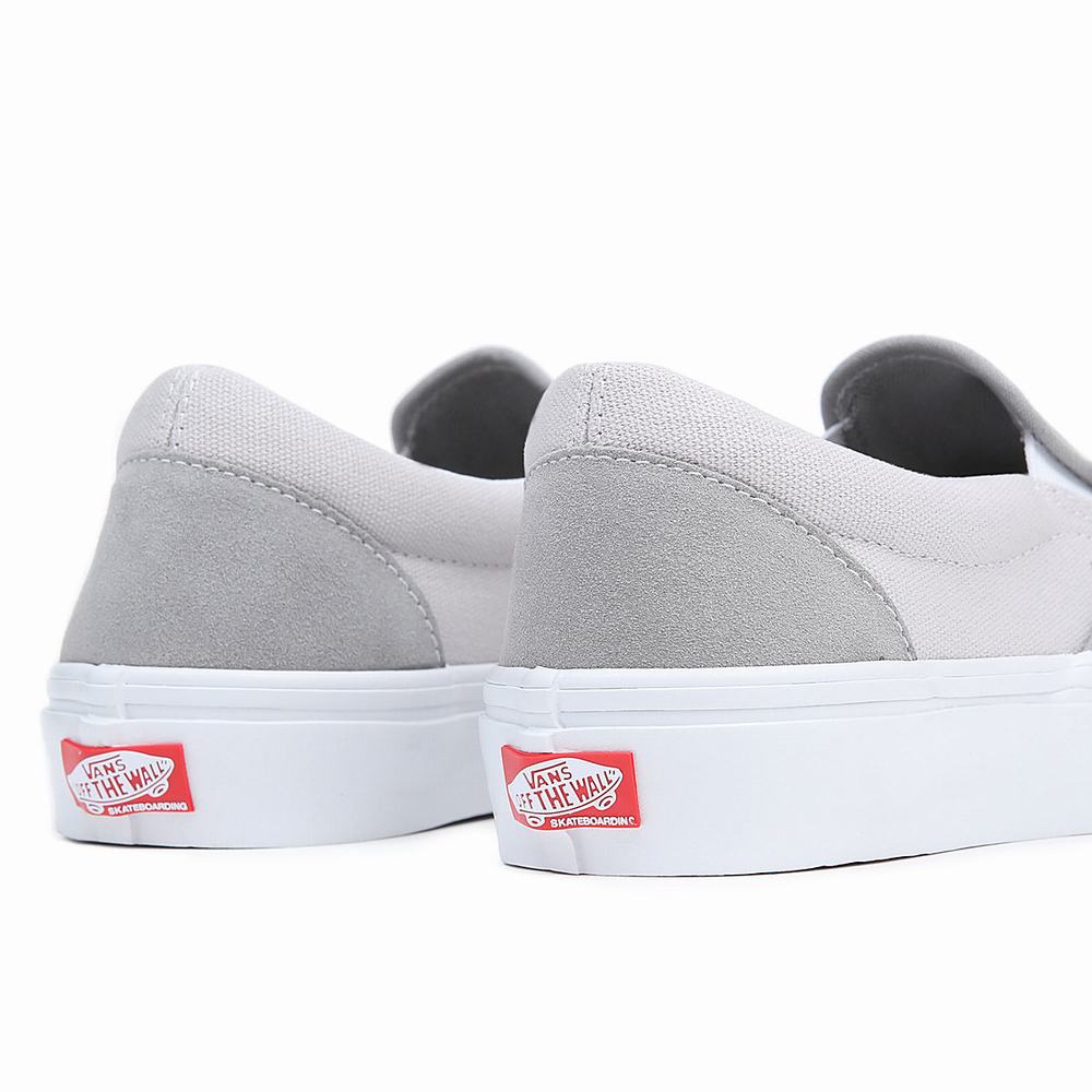 Men's Vans Skate Slip On Shoes White | USA93150