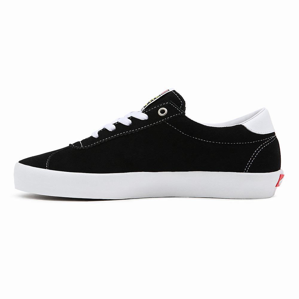 Men's Vans Skate Sport Sneakers Black | USA29375