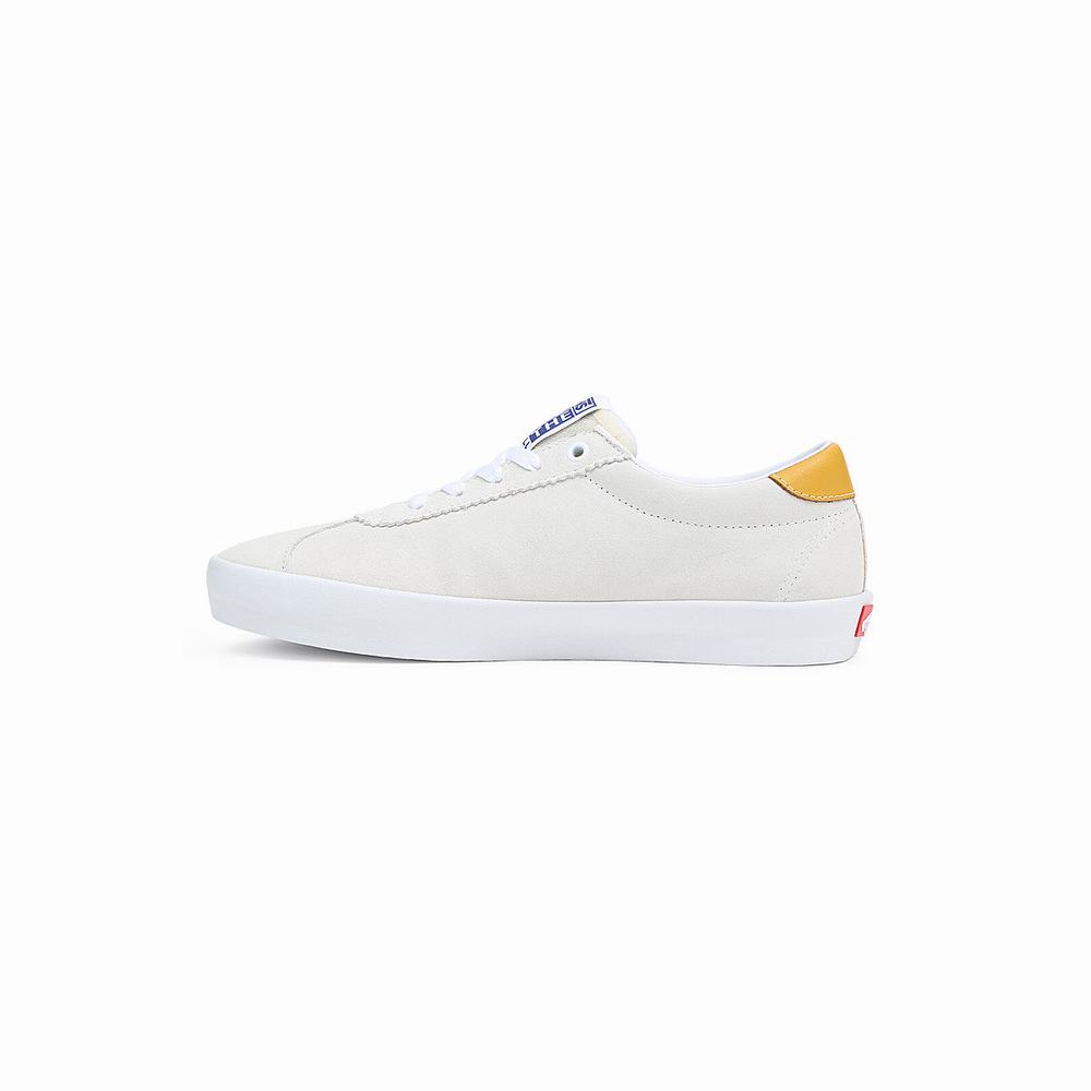 Men's Vans Skate Sport Sneakers White | USA39578