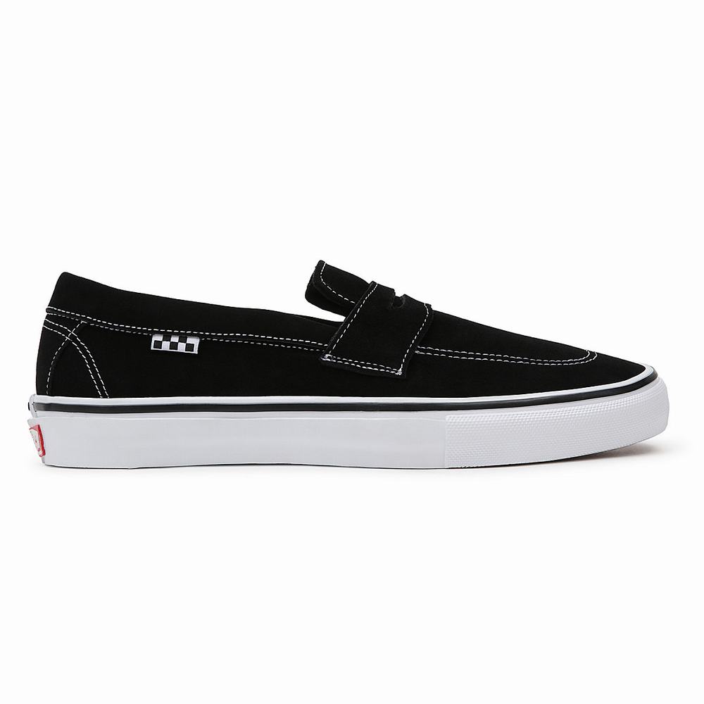 Men's Vans Skate Style 53 Slip On Shoes Black | USA09351