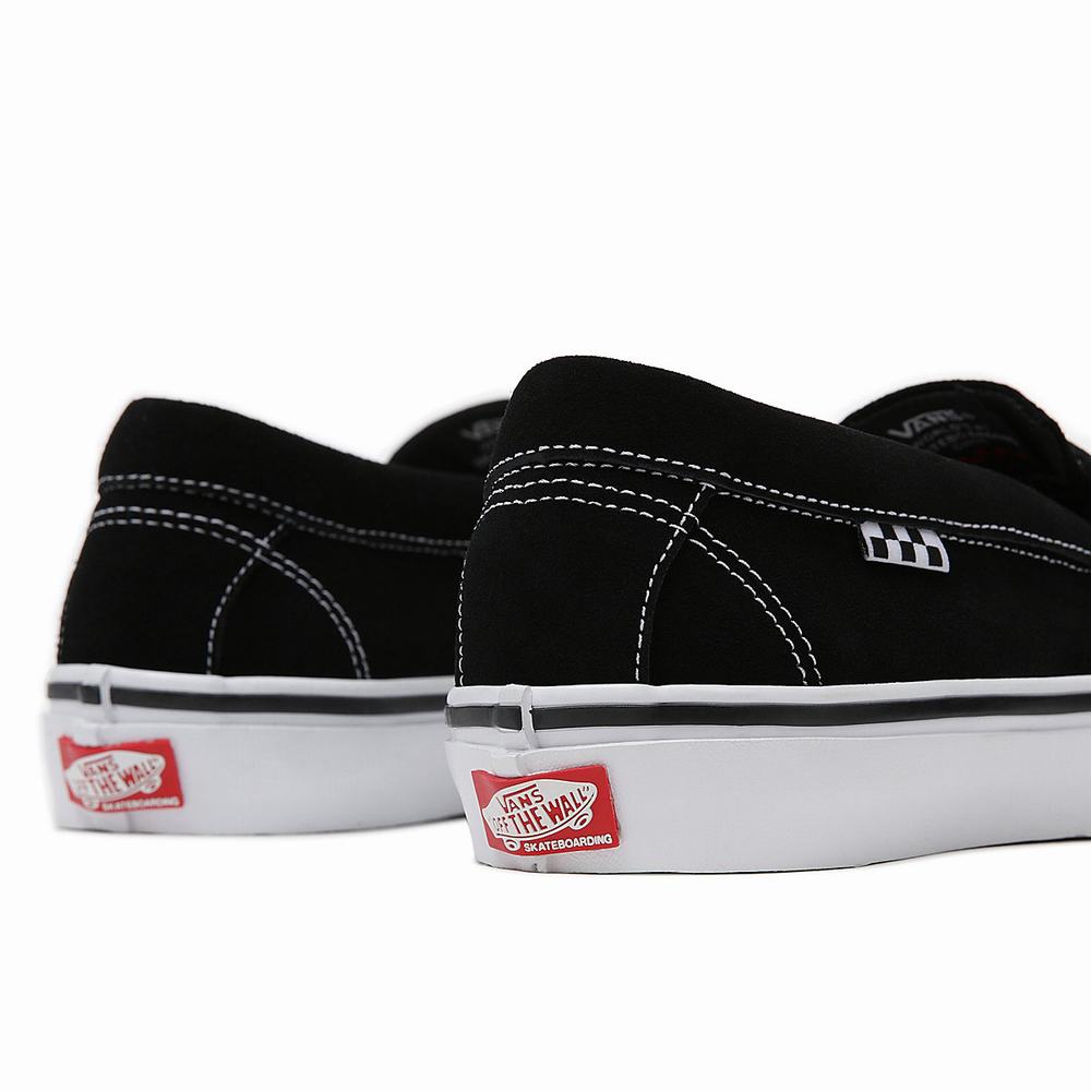 Men's Vans Skate Style 53 Slip On Shoes Black | USA09351