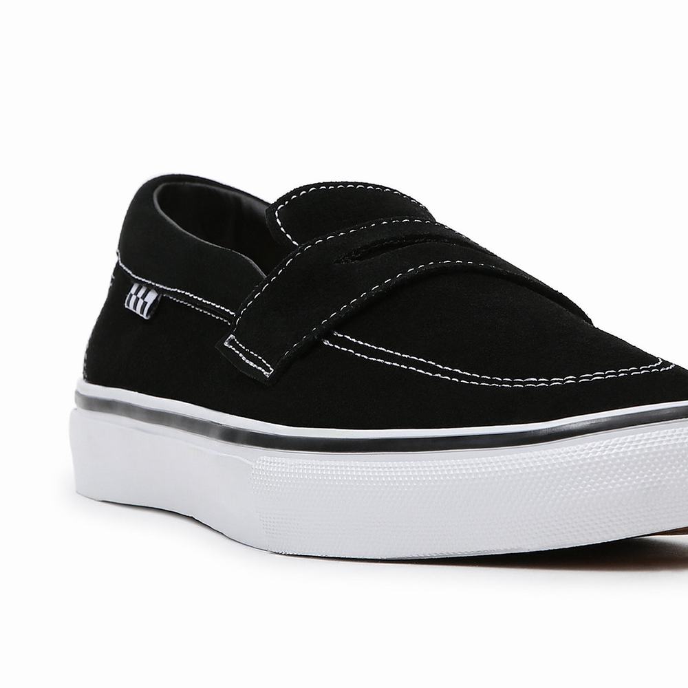 Men's Vans Skate Style 53 Slip On Shoes Black | USA09351