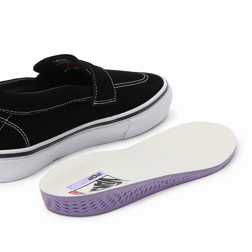 Men's Vans Skate Style 53 Slip On Shoes Black | USA09351