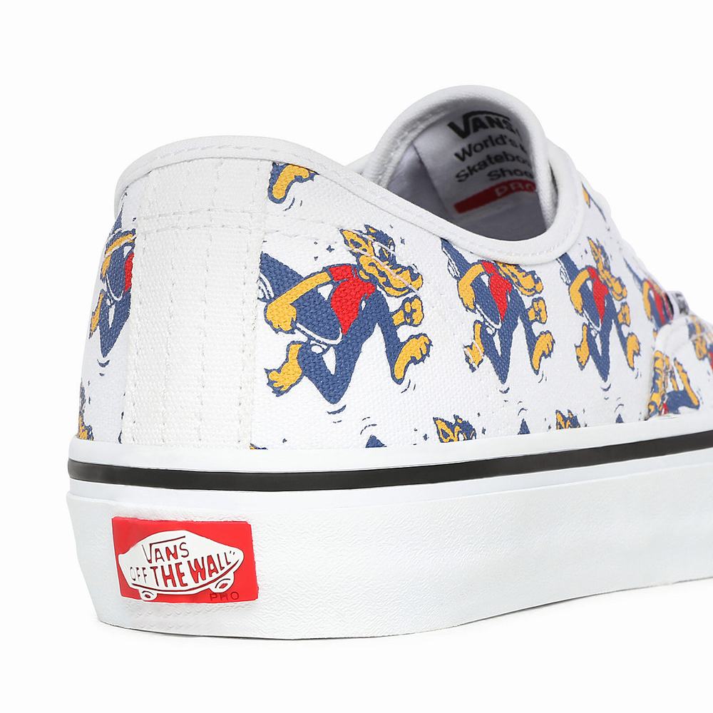 Men's Vans Skate Wolf Authentic Pro Sneakers White | USA28041