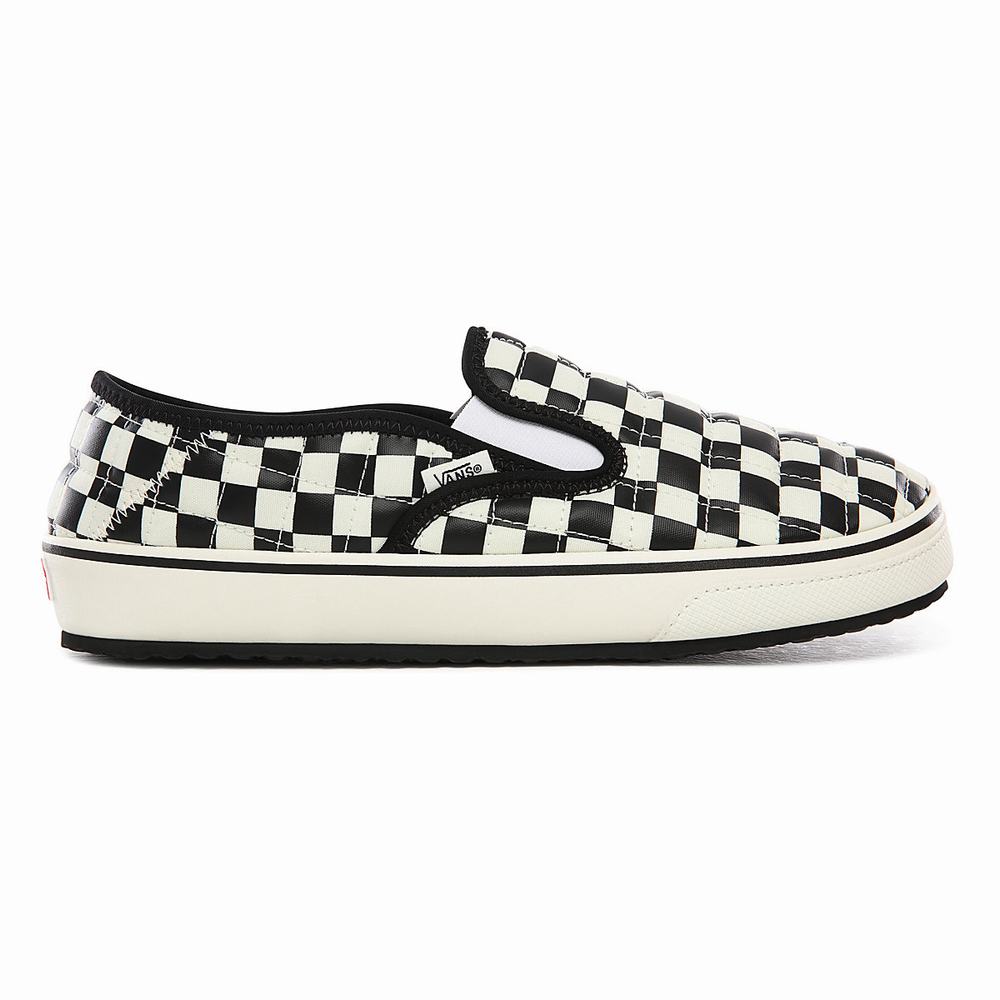 Men\'s Vans Slip-Er 2 Slip On Shoes Black / White | USA48762