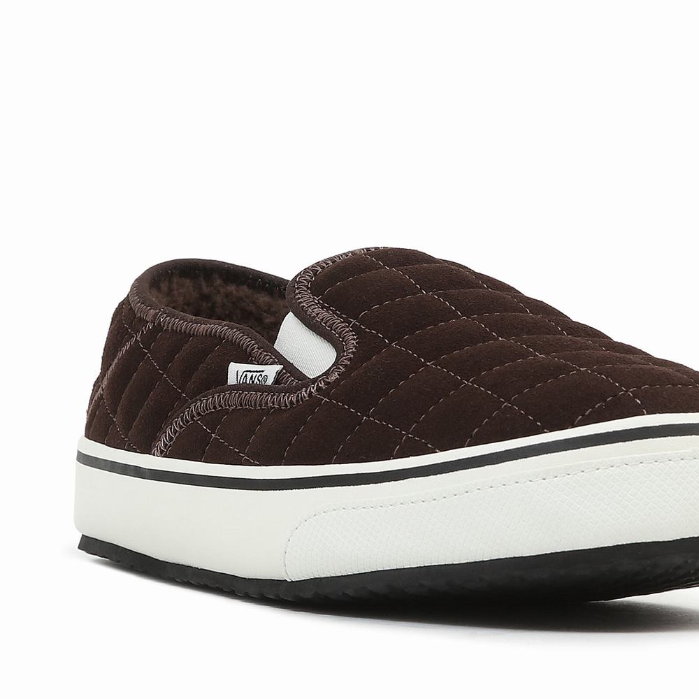 Men's Vans Slip-Er 2 Slip On Shoes Brown | USA91286