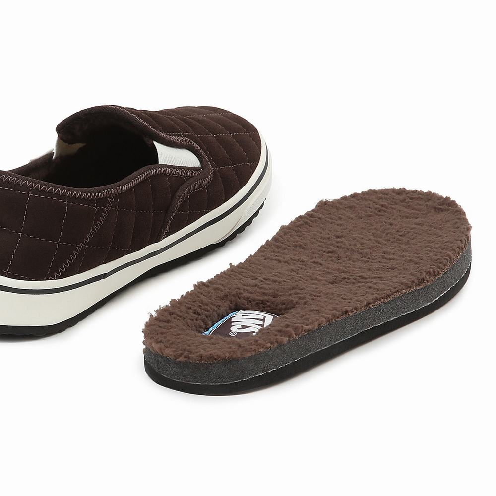 Men's Vans Slip-Er 2 Slip On Shoes Brown | USA91286