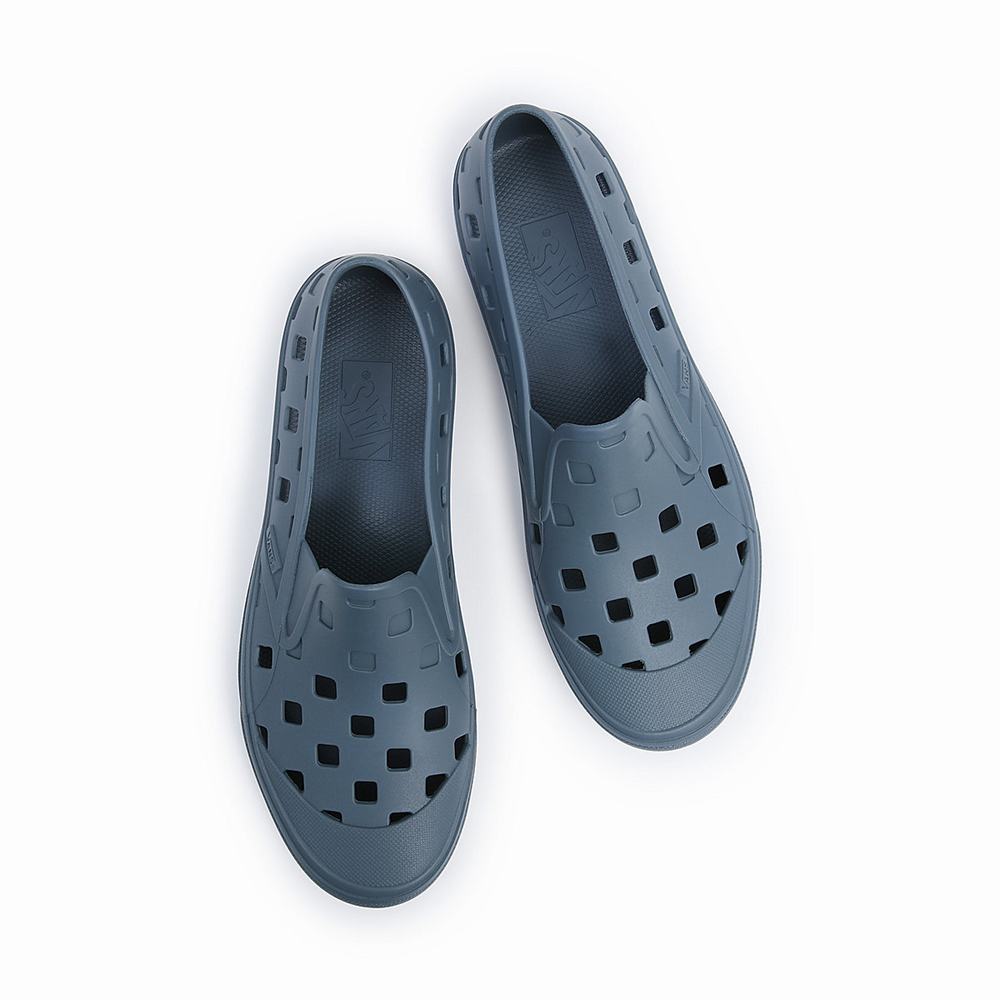 Men's Vans Slip-On TRK Slip On Shoes Grey | USA20153