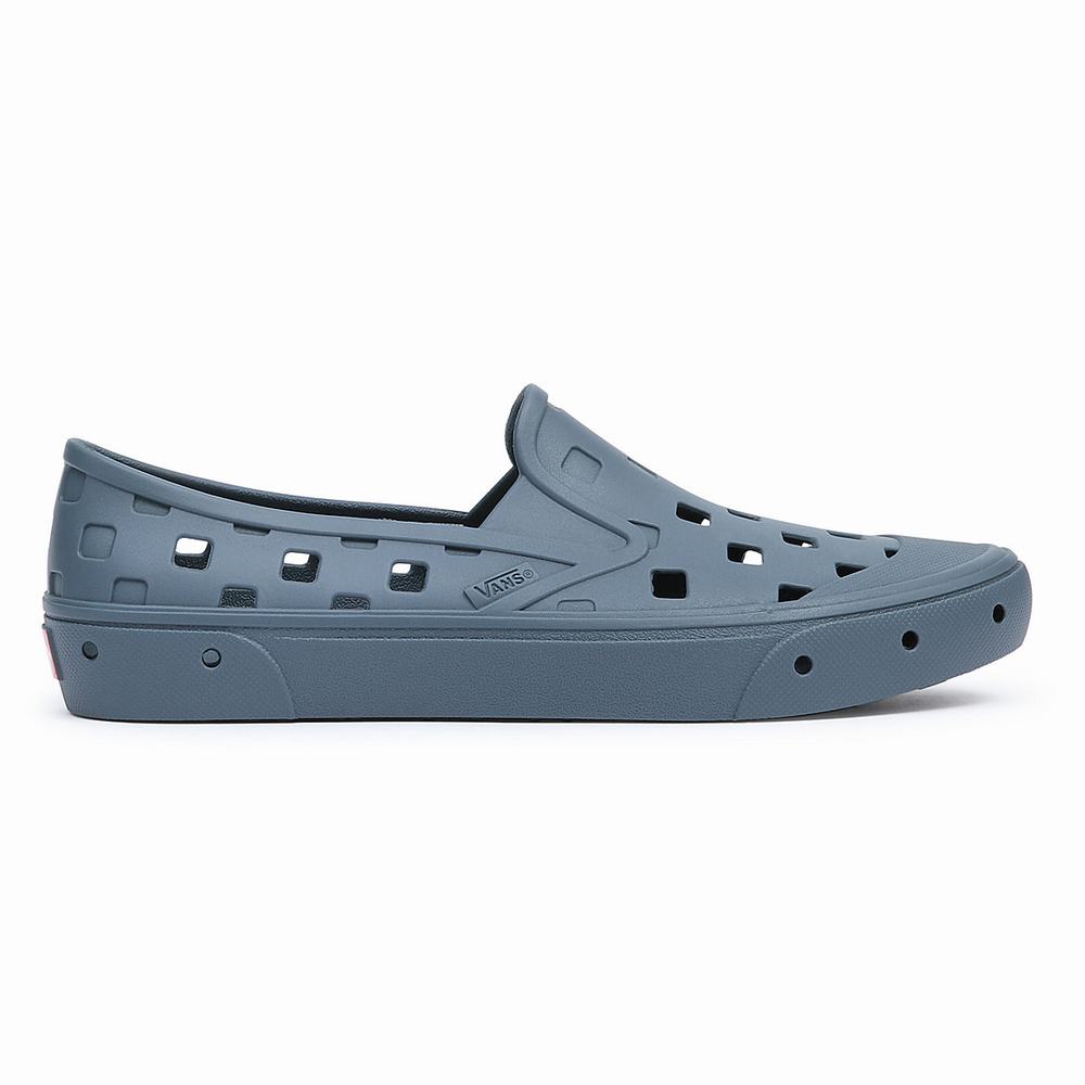 Men's Vans Slip-On TRK Slip On Shoes Grey | USA20153