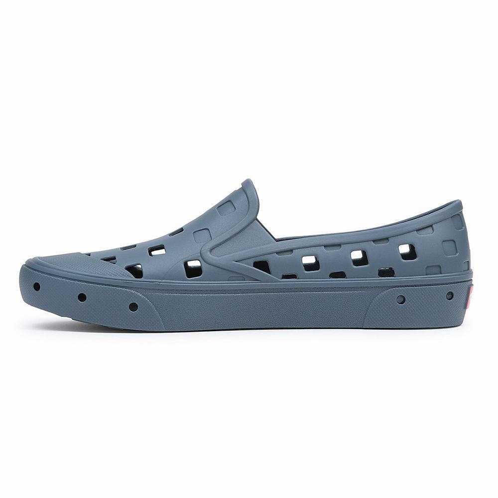 Men's Vans Slip-On TRK Slip On Shoes Grey | USA20153